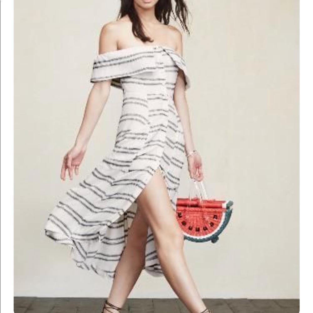 Reformation Mariana dress seen Emily Ratajkowski